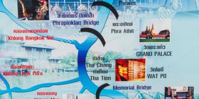 Peta chao phraya bangkok