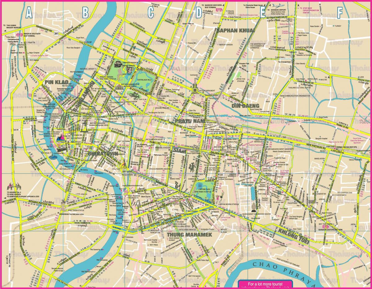 peta bandar bangkok