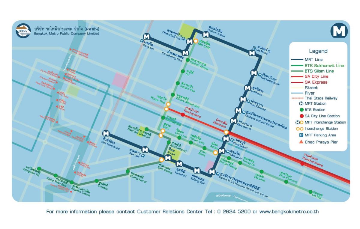 bangkok terbang kereta api menghubungkan garis bandar peta